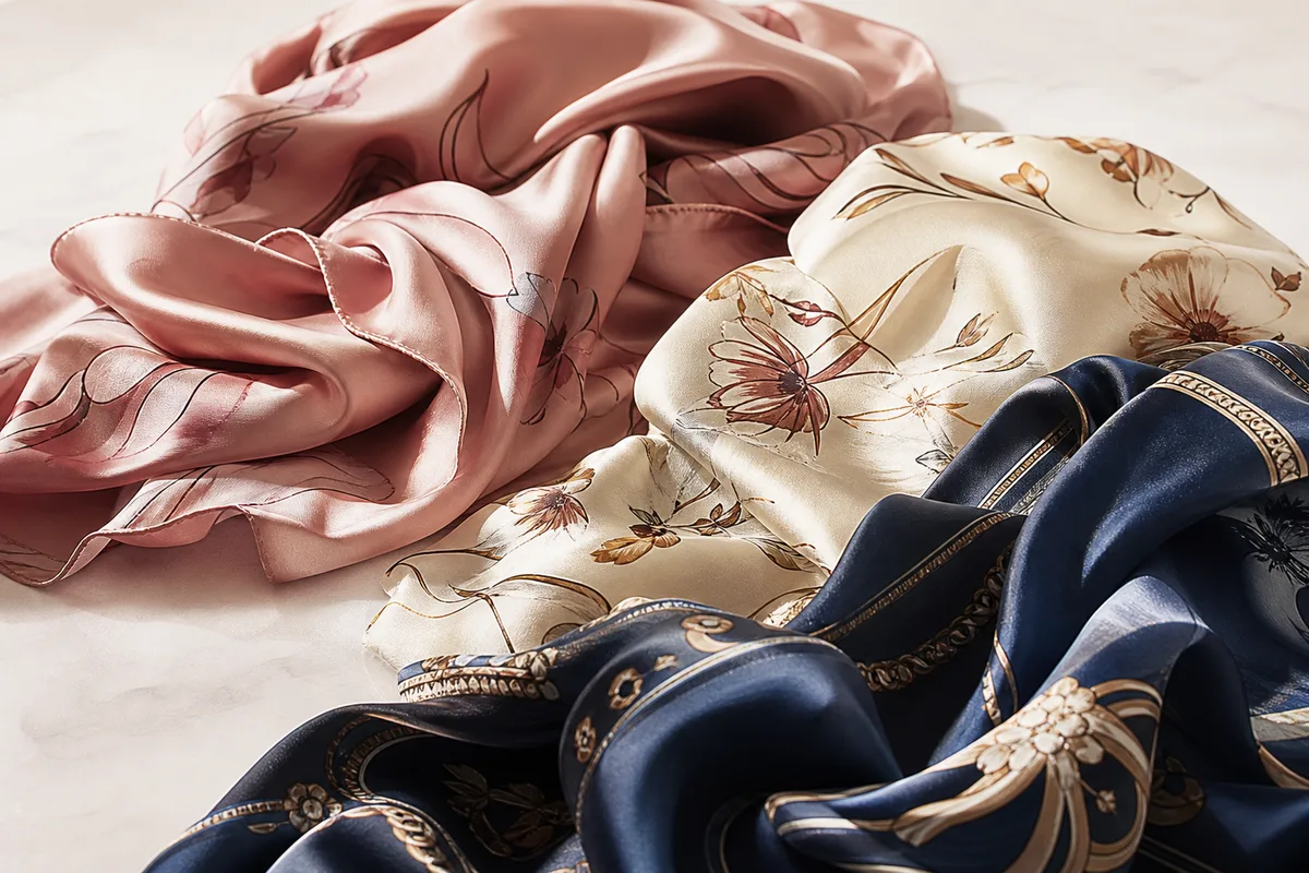 Foulard en soie : 8 façons de le nouer et le porter